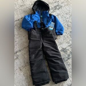 Iceburg Blue/Black Snow Suit Size Kids XS 4/5
